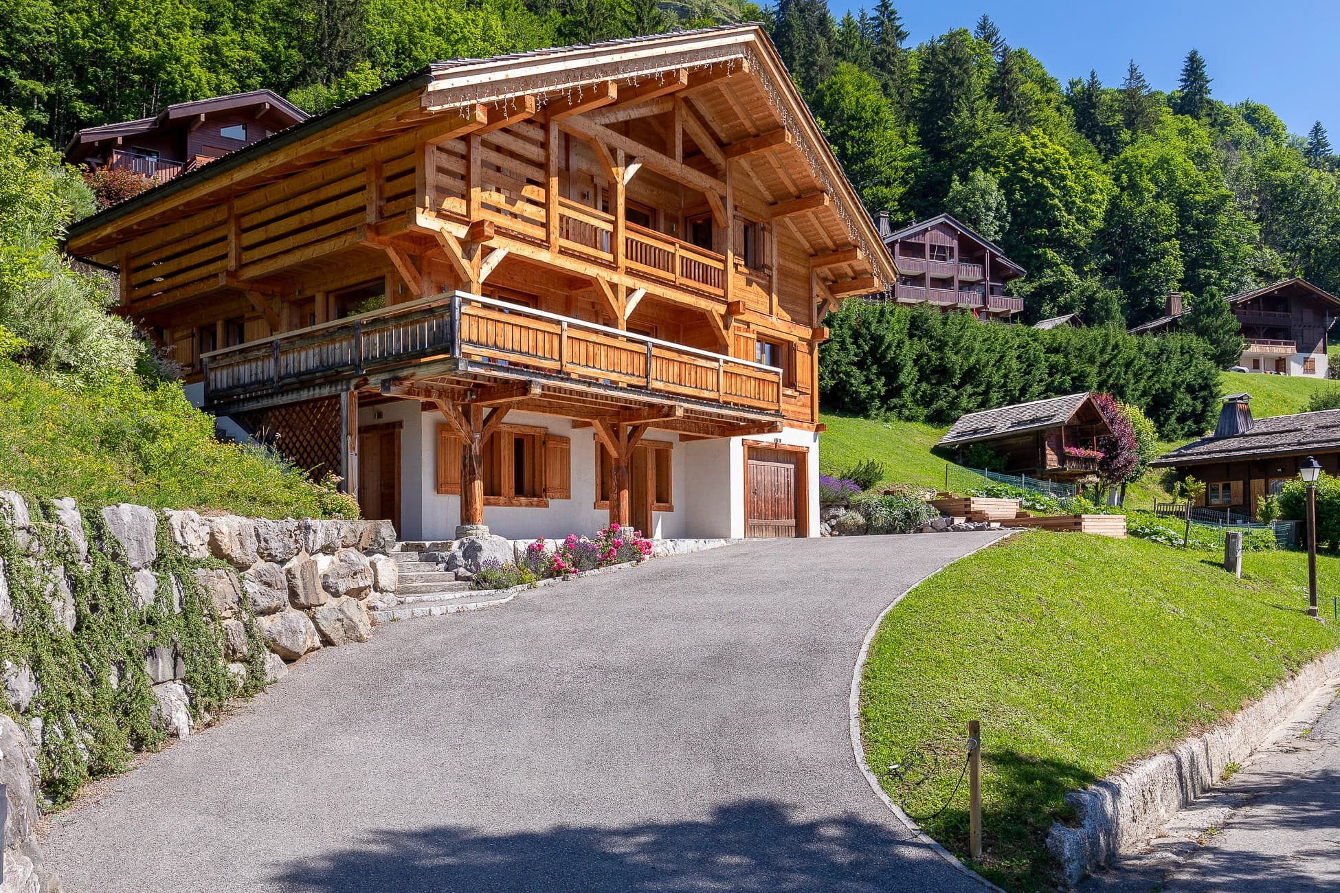 Le chalet dans le village du Chinaillon